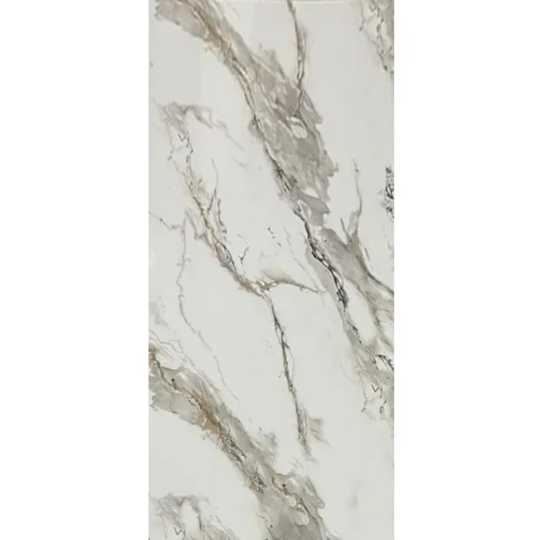 Glossy gold marble PVC wall panel – 280x122 cm – Panels & Deco
