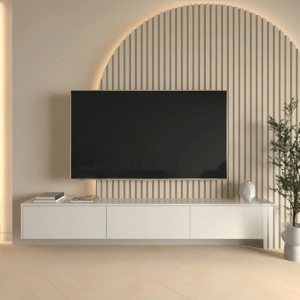 Cinewall Emilia bespoke acoustic wall panel for sound absorption and design