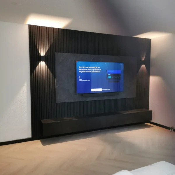 Cinewall Maes bespoke acoustic wall panel for sound absorption and design
