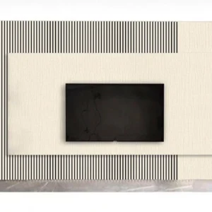Cinewall Sienna bespoke acoustic wall panel for sound absorption and design