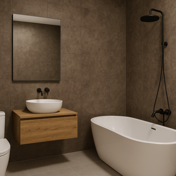 Espresso Stone – 4 mm Premium PVC Wall Panel (122x280 cm) 0057 - Image 2