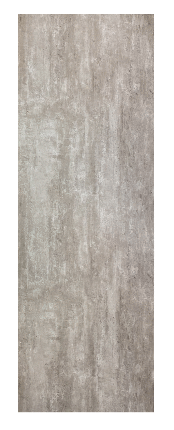 Taupe stone concrete-look PVC wall panel – 96x280 cm – 4mm thick – ideal for bathrooms, kitchens, and living rooms