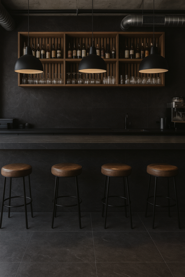 Night Marble – 3 mm Matte PVC Wall Panel (122 x 280 cm) - Image 2