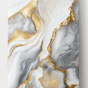 Luxury White Gold Marble PVC Wall Panel 280x122 cm Z10